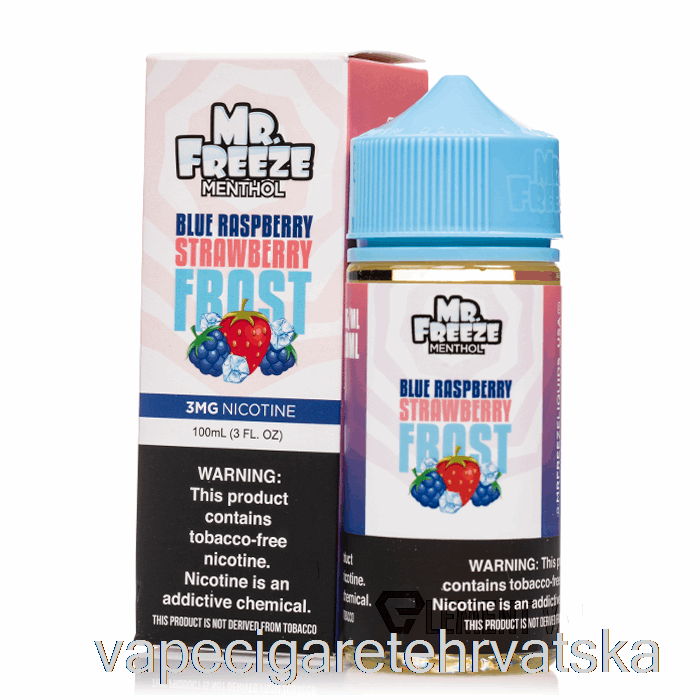 Vape Hrvatska Blue Razz Strawberry Frost - Mr Freeze - 100ml 6mg